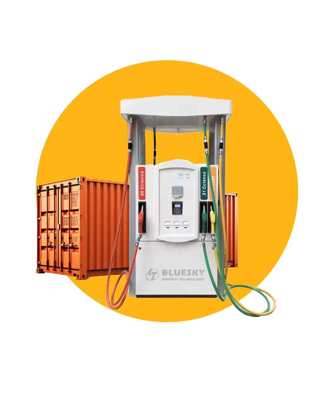 Dispensador de combustible para gasolineras , importación de producto para estaciones